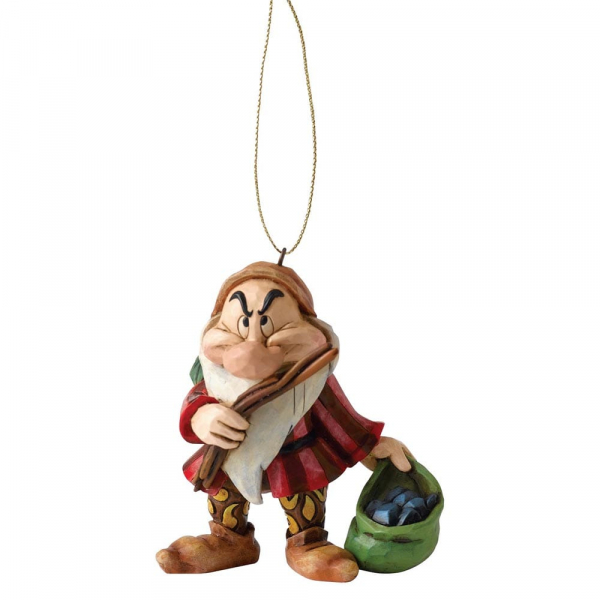 Disney Traditions, Jim Shore, A9042, Grumpy, Brummbär, Jim Shore Weihnachtsanhänger, Schneewittchen, Snow White, Jim Shore Disney, Jim Shore Disneyfigur, Jim Shore Walt Disney