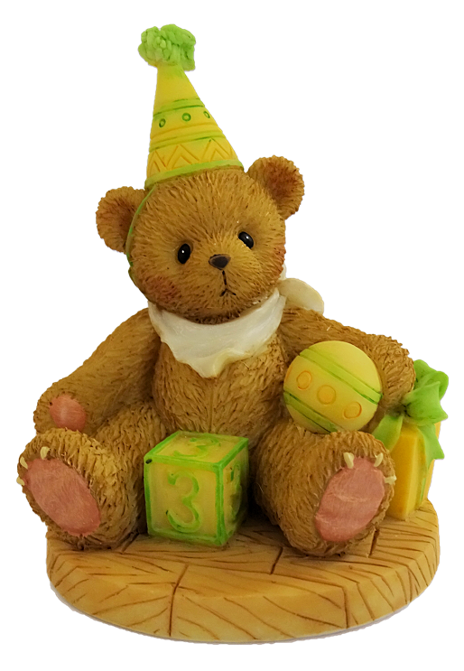 Cherished Teddies, Age 3, 3. Geburtstag, Cherished Teddies Free To Be Three, Trough The Years Age 3, Priscilla Hillman, Cherished Teddy Birthday, Cherished Teddy Geburtstag, 4020574