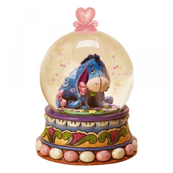 Disney Traditions, Jim Shore, Gloom To Bloom Eeyore Waterball - I-ah Schneekugel