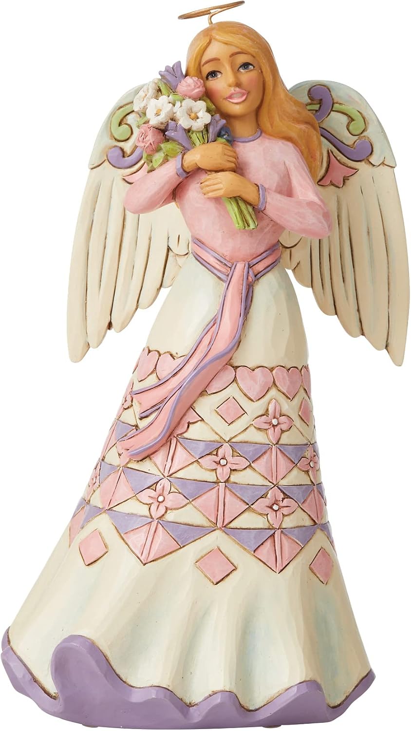 A Bouquet for Mum Angel - Engel mit Blumenstrauß - Jim Shore Heartwood Creek 6008794