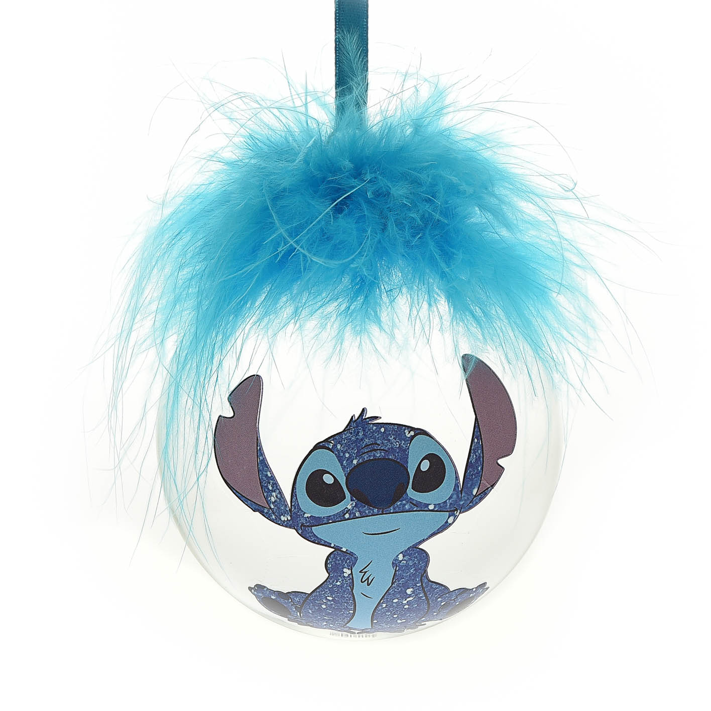 Widdop, Disney Weihnachtskugel, XM9892, Stitch Weihnachtskugel, Lilo & Stitch Weihnachtskugel, Feder-Weihnachtskugel Disney Weihnachten, Stitch Bauble