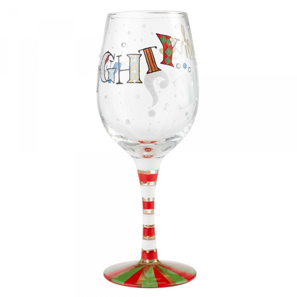 Weihnachtsglas - Naughty... Who, Me? - Lolita Weinglas 6004434