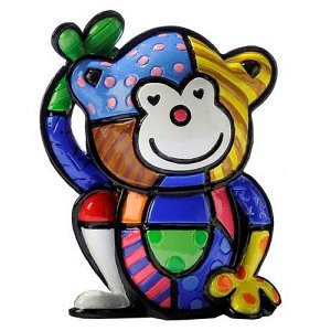 Romero Britto Pop Art aus Miami - Monkey Cheeky / Affe