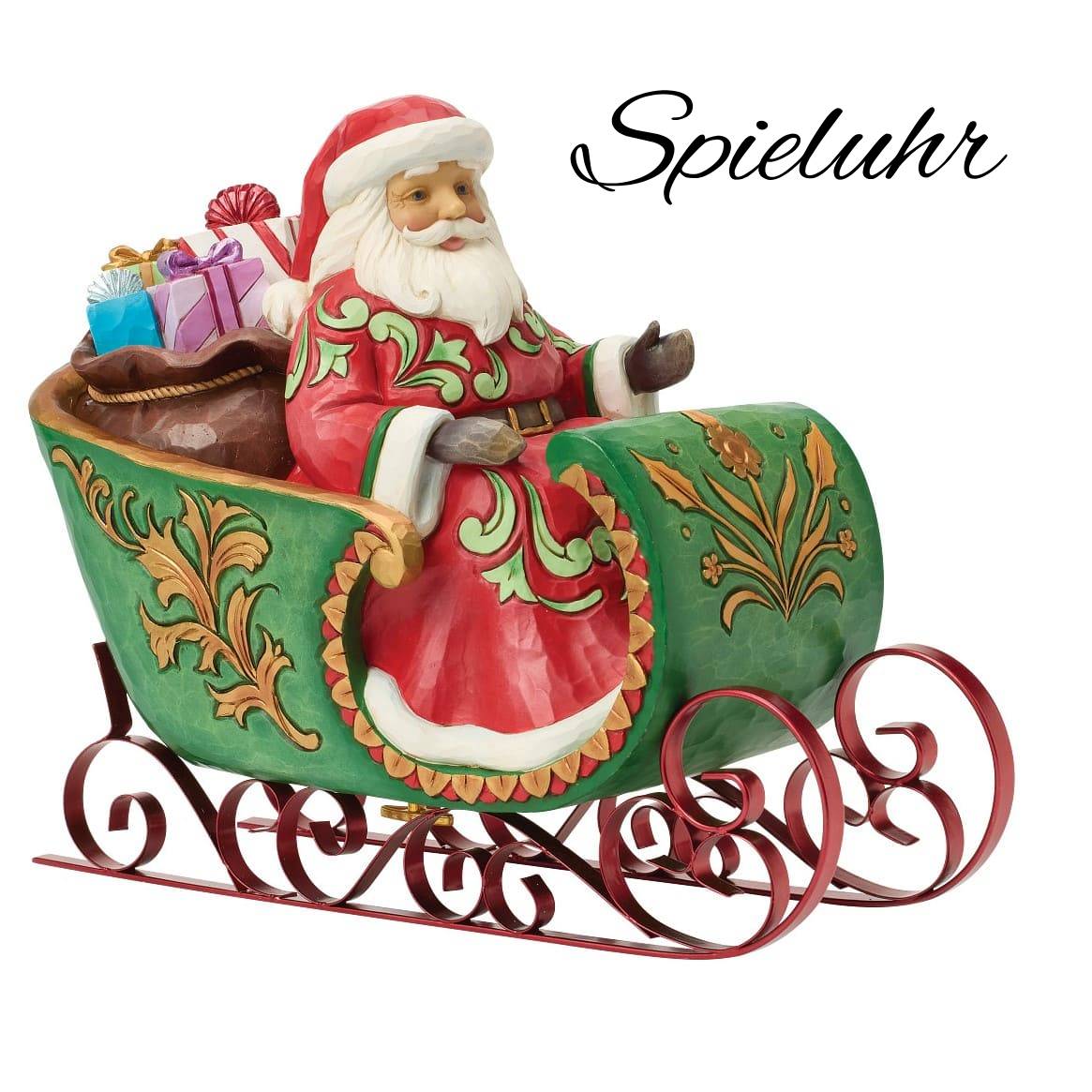 Dashing Through the Snow Weihnachtsmann Spieluhr - 6019089 - Heartwood Creek Jim Shore Santa Musical