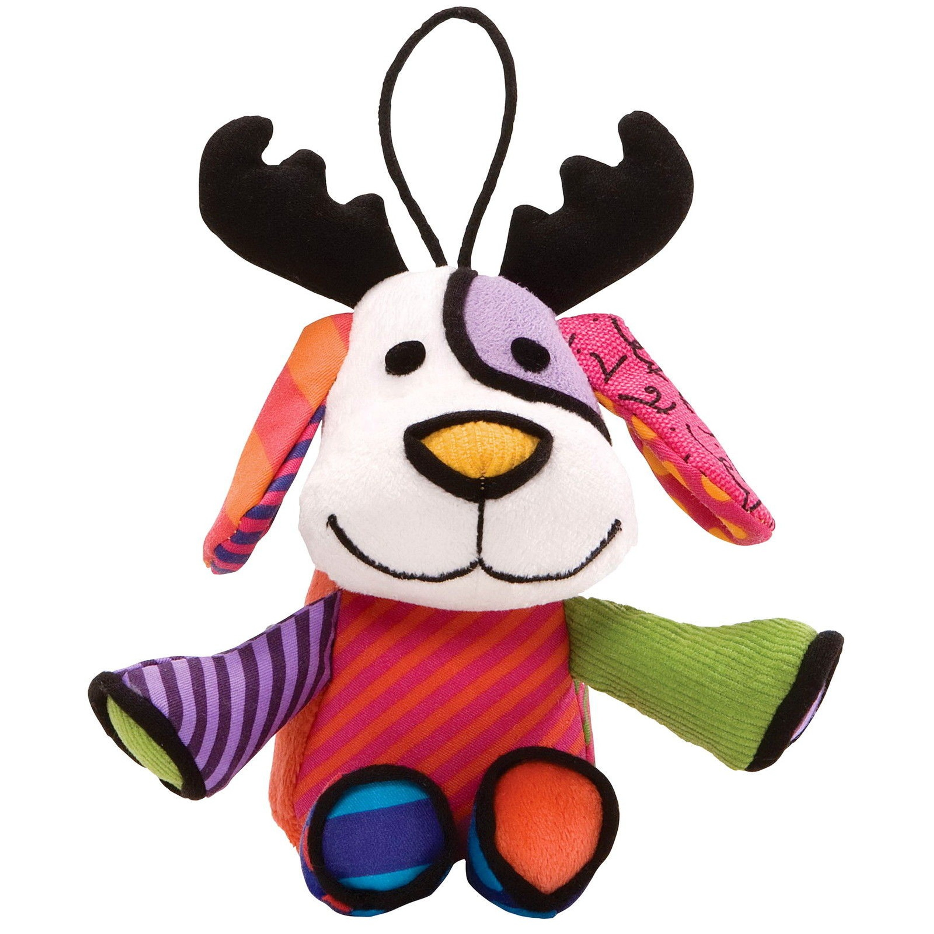 Plush Ornament -  Weihnachtshänger Elch im Britto-Design 4027889 - Romero Britto
