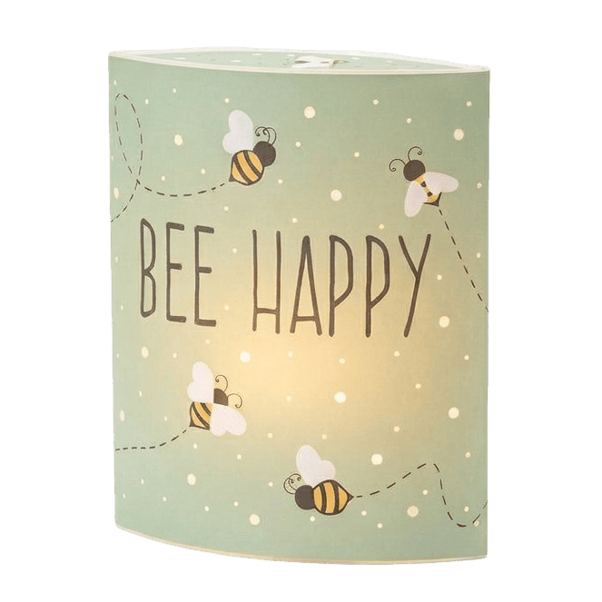 Tischlampe Bee Happy Bienen - Dekolampe / 64831 Gilde LED Stimmungslicht Dekoleuchte