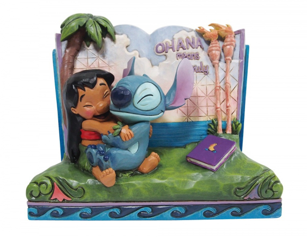 Jim Shore, Disney Traditions, Jim Shore Disney Traditions, 6010087, Lilo & Stitch Storybook Ohana, Jim Shore Disney, Jim Shore Storybook, Jim Shore Disney, Walt Disney Lilo & Stitch