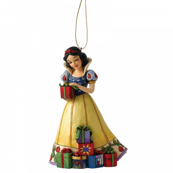 Disney Traditions, Jim Shore, Disneyfiguren, Disneyfigur, Disney Figur, Volkskunst, Folk-Art,  Snow White, Schneewittchen, Ornament, Anhänger, Weihnachtsanhänger