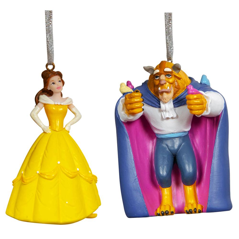 Widdop, Disney by Widdop, DIsney Classic, Walt Disney Disneyfigur, Disney Figur, Beauty and the Beast Ornament, Die Schöne und das Biest, Weihnachtsschmuck, Anhänger, Tannenbaumanhänger, Weihnachtsanhänger, XM7820