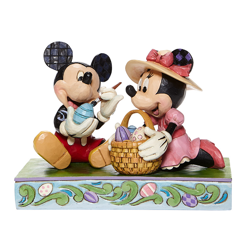 Disney Traditions, Jim Shore, Jim Shore Disney, Jim Shore Disneyfigur, Jim Shore Disney Figur, Easter Artistry, Mickey and Minnie Easter Figurine, Osterkunst, MIcky und Minnie Osterfigur, 6008319