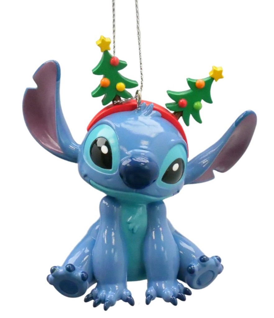 Weihnachtsornament Stitch mit Tannenbäumchen - DN25106 - Christmas Inspirations Disney Weihnachtsanhänger