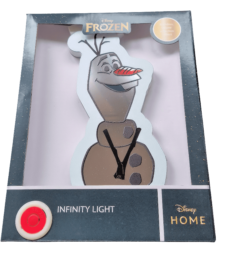 Infinity - Olaf 3D LED-Weihnachtsbeleuchtung | Disney Mini-Spiegellicht 20cm | Christmas Inspirations DN26438