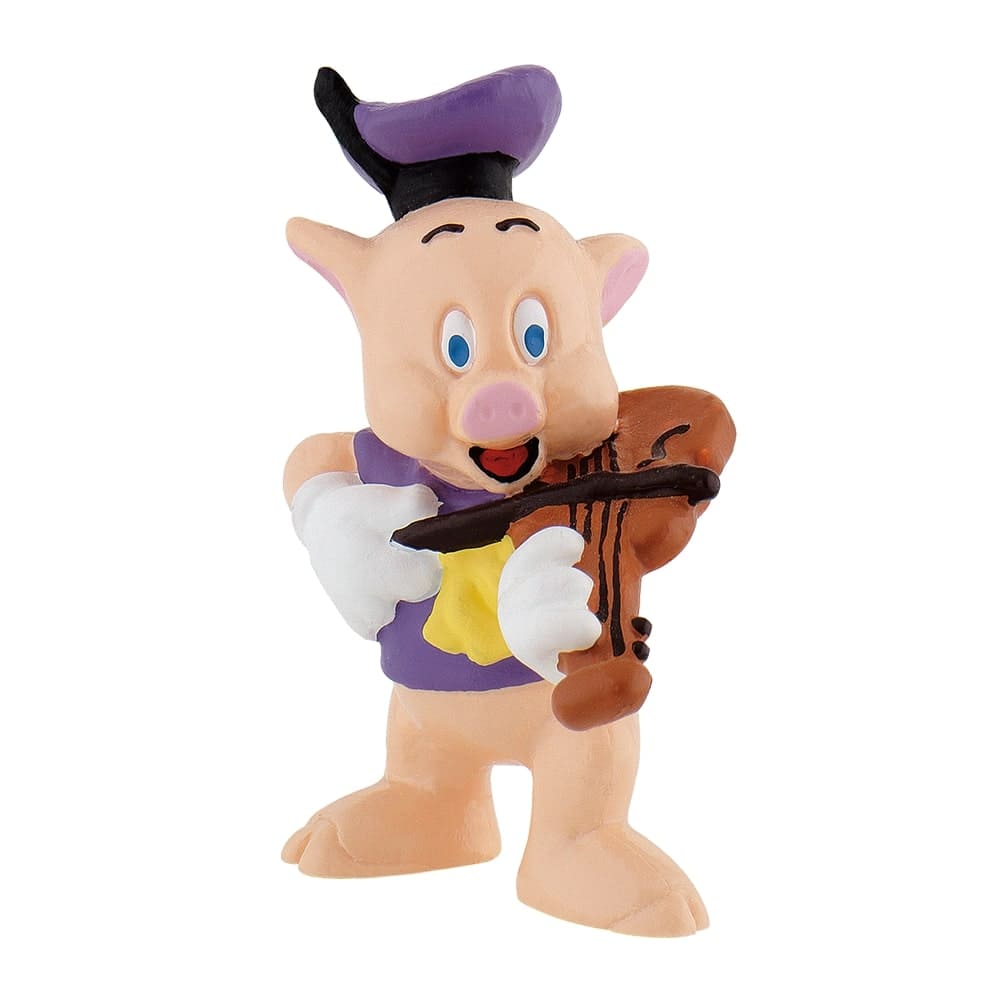 Bullyland, Die drei kleinen Schweinchen, Schweinchen Fiedler, 12491, Disneyfigur