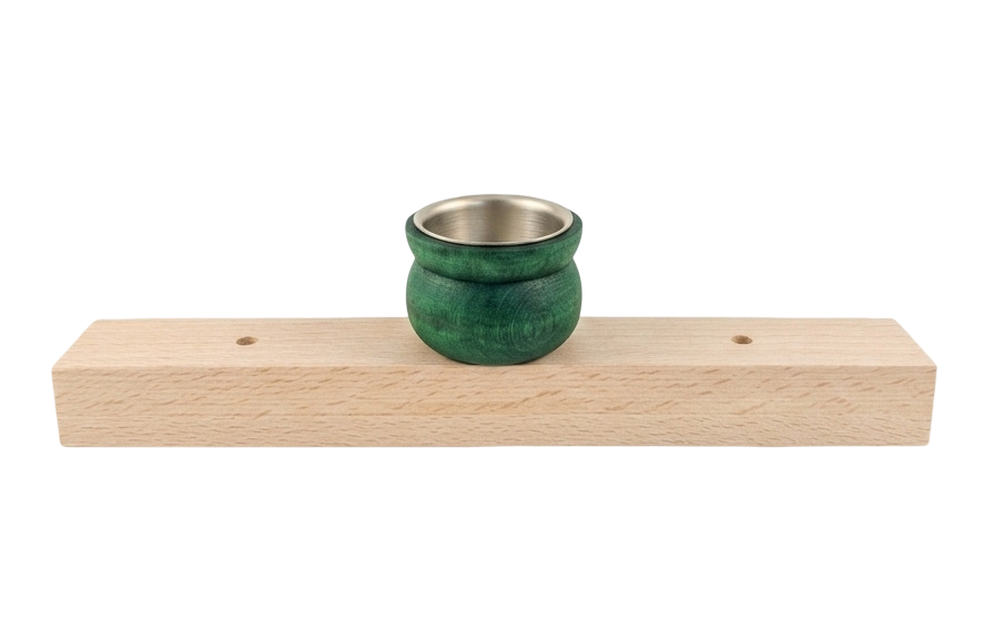 Kerzenleiste / Dekorleiste für Teelichter, dunkelgrün - Sebastian Design