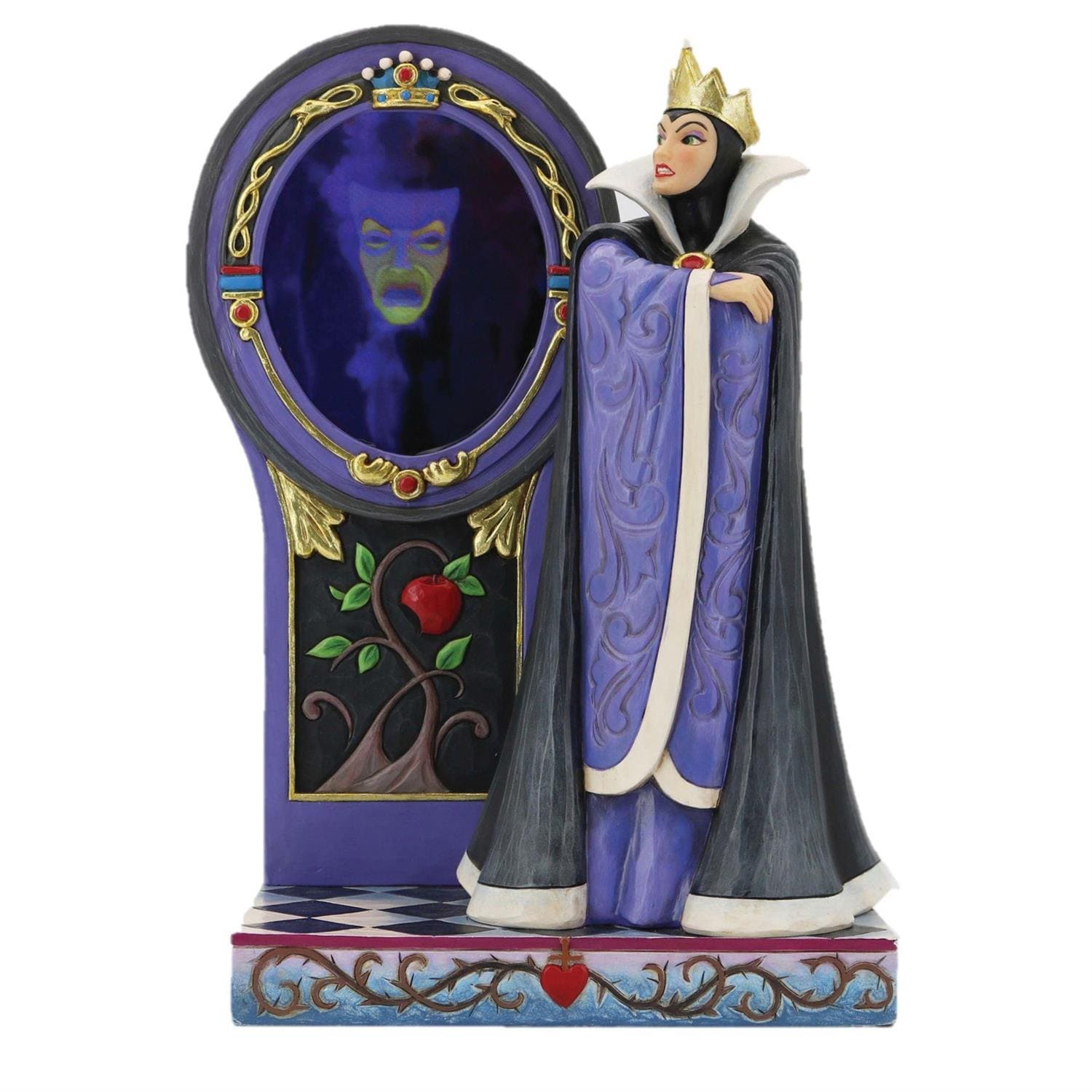 Disney Traditions, JiDisney Traditions, Jim Shore, Disney Traditions Jim Shore, 6013067, Who's the Fairest One of All, Disney Traditions Evil Queen with Mirror , Jim Shore Böse Königin mit Spiegel, Jim Shore Schneewittchen, Disney Traditions Snow White, E