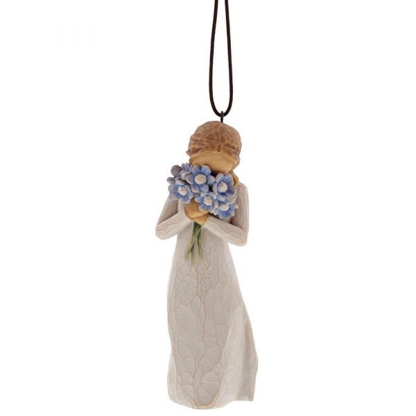 Willow Tree, Willowtree, Demdaco, Susan Lordi, Foret-Me-Not Ornament, 27911, WIllow Tree Ornament, Willow Tree Figur, Willow Tree Blumen, WIllow Tree Blumenmädchen, Willow Tree Engel