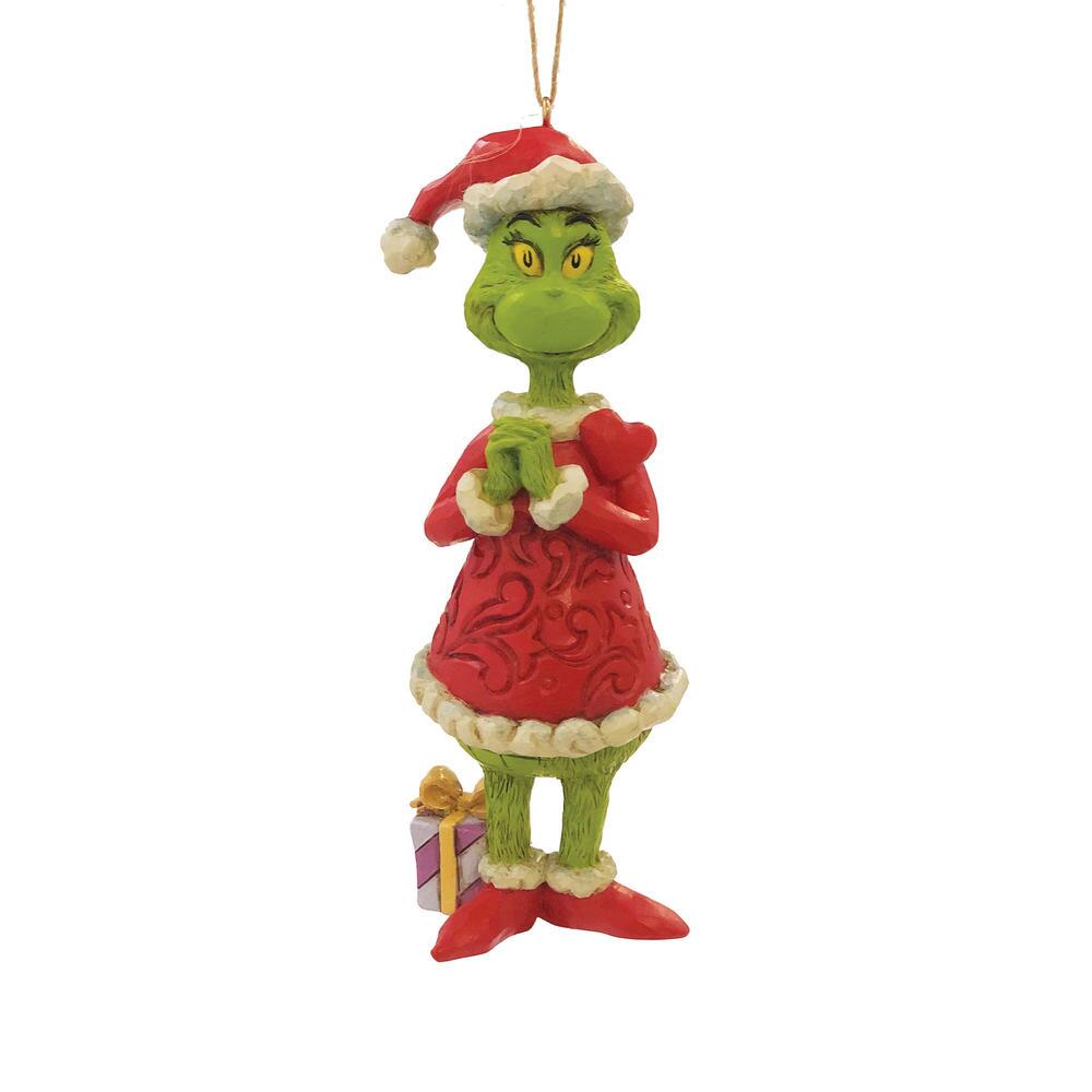 Grinch mit Herz Ornament / Grinch with Large Heart - Grinch by Jim Shore