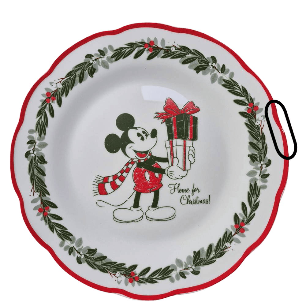 Weihnachtsgeschirr Micky Maus Essteller B-Ware !!! Home for Christmas DN25336 – Disney Teller Christmas Inspirations