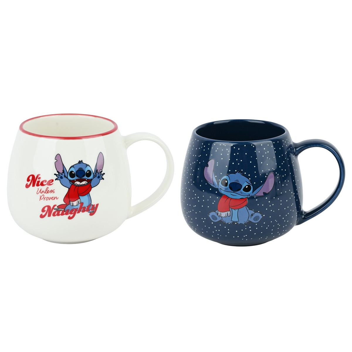 Weihnachtsgeschirr Stitch 2-er Set Weihnachtsbecher – Disney Tasse DN26298 / Christmas Inspirations