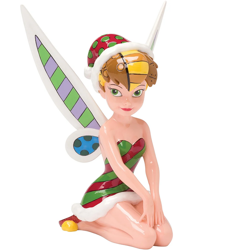 Romero Britto, Disney Britto Collection, Britto, 4027896, Britto TInkerbell Weihnachtsfigur,  Disney Britto Tinker Bell Christmas, Romero Britto Disney, Romero Britto Disney Figuren, Romero Britto Disney Art, Romero Disney Collection, Britto Disney Deutsc