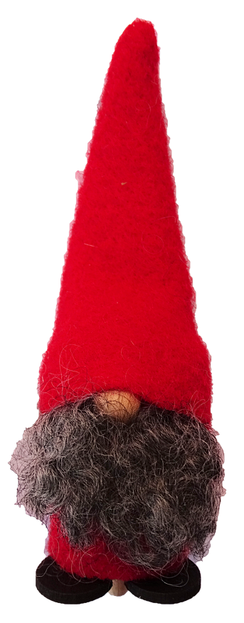 Sebastian Design, Kerzenring, Kerzenringe, Candle Ring, Holzkranz, skandinavischer Kerzenring, Steckfigur, 46-229-120, Tomte Pelle, Wichtel rot, Jahreszeitentisch, Tischdekoration, Steckfigur für Kerzenring