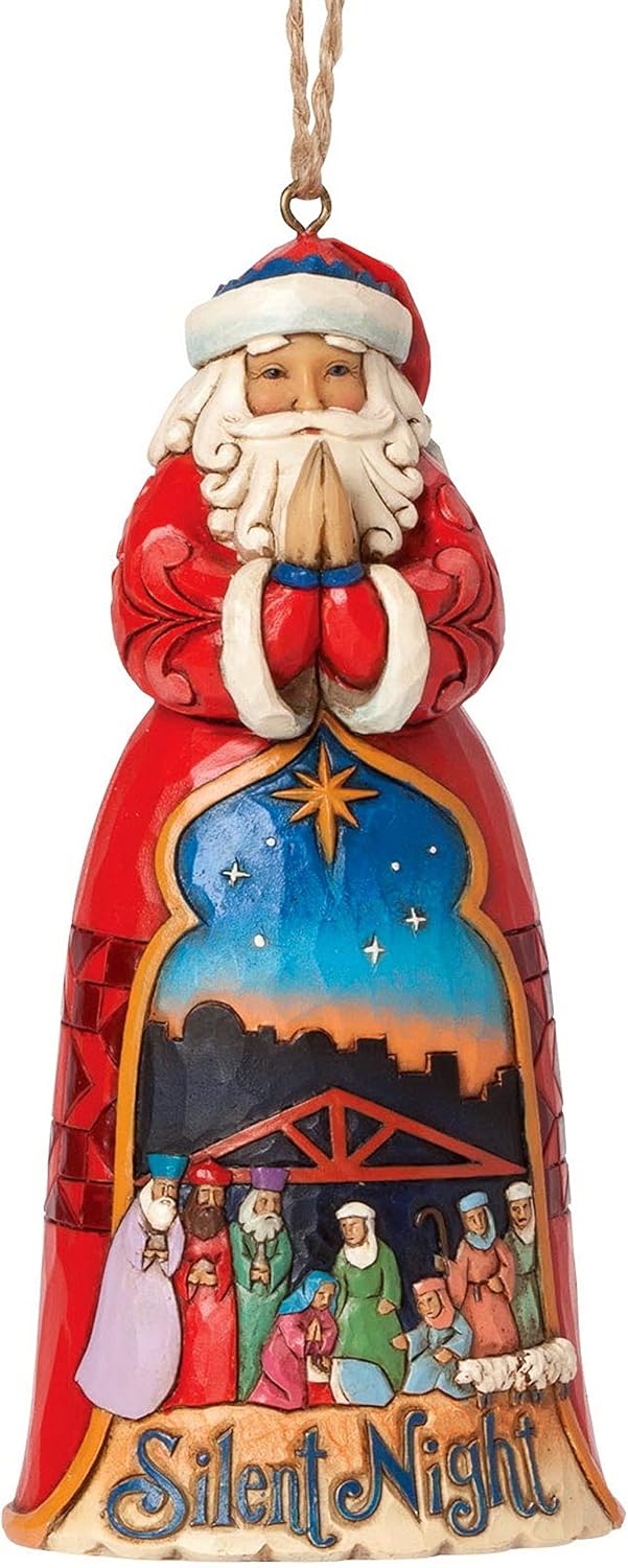 Silent Night Santa - Weihnachtsmann Ornament Jim Shore Heartwood Creek 4041107