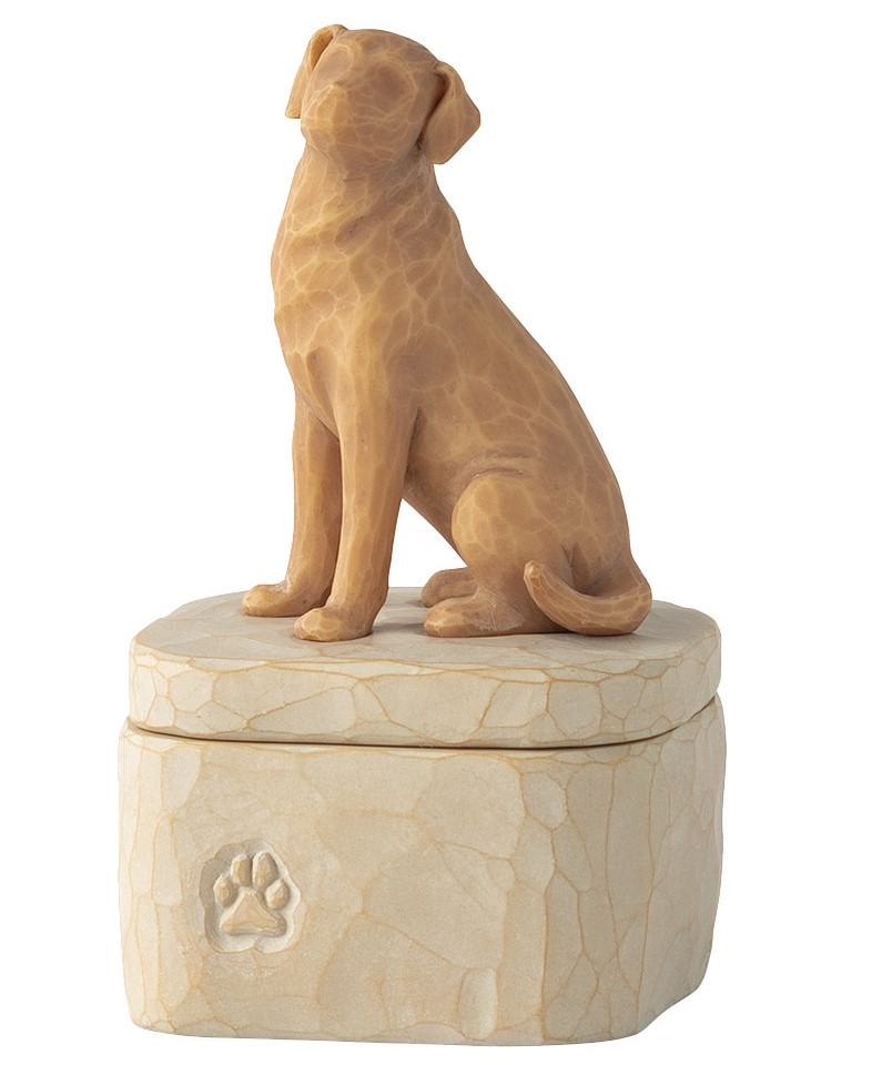 Willow Tree, Willow Tree Susan Lordi, Willow Tree Figur, 28176, Love My Dog Golden Keepsake Box, Liebe meinen Hund Schmuckdose. Willow Tree Keepsake Box, Willow Tree Schmuckdose, Demdaco Willow Tree, Susan Lordi