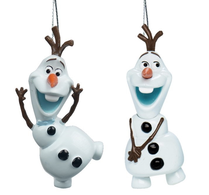 Weihnachtsornament Schneemann Olaf - Set mit 2 Stück Disney's Frozen - DN03006 - Christmas Inspirations Disney Weihnachtsanhänger