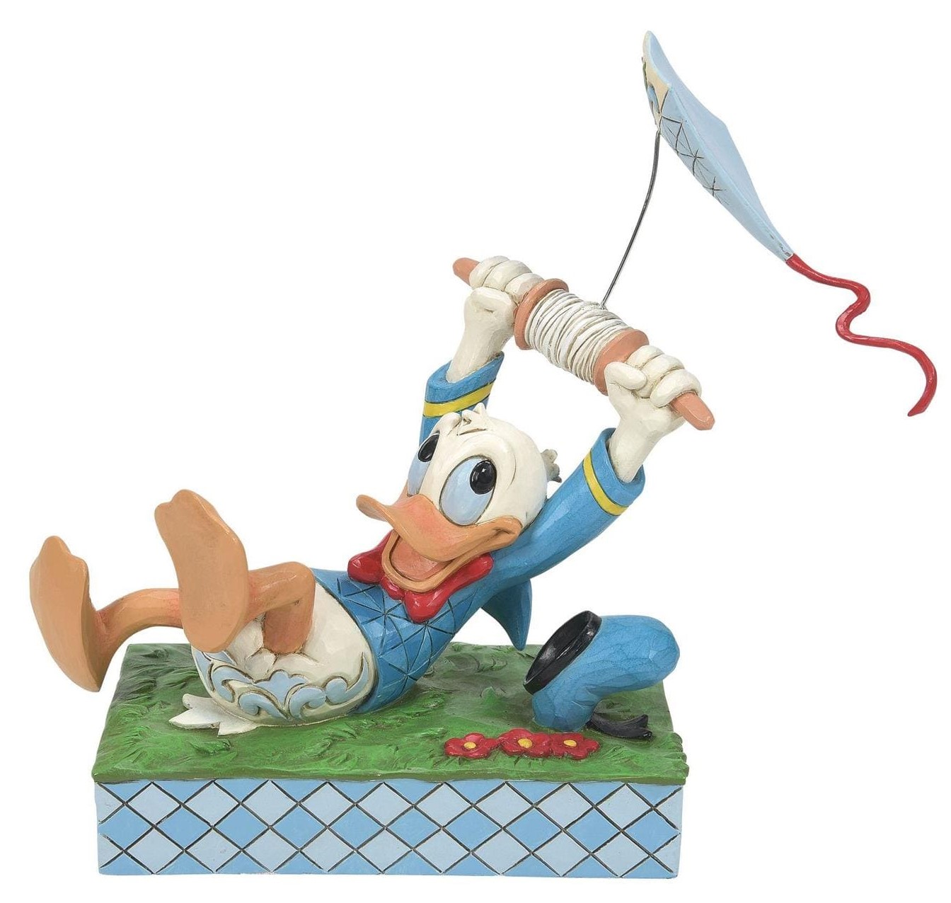 Disney Traditions, Jim Shore, Jim Shore Disneyfigur, 6014314, A Flying Duck, Donald Duck mit Drachen, Donald Duck with kite, Jim Shore Ostern, Jim Shore Disney, Jim Shore Donald