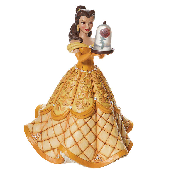 Disney Traditions, Jim Shore, Jim Shore Disney, Disney Traditions Collection, A Rare Rose, Belle Deluxe, 6009139, Die Schöne und das Biest, Beauty & The Beast, Jim Shore Disneyfigur, DIsney Traditions Figur