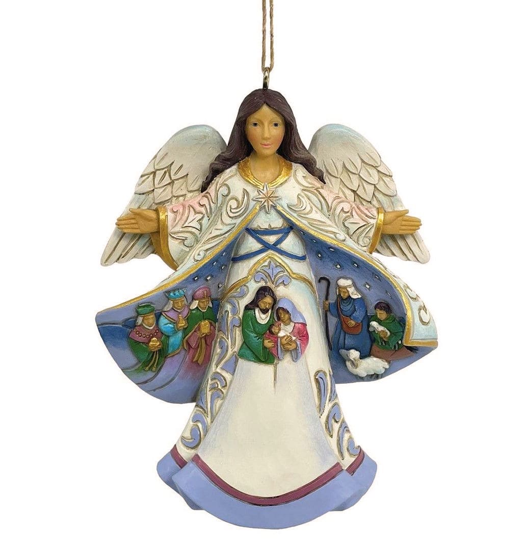 Jim Shore, Heartwood Creek, Heartwood Creek by Jim Shore, 6012980, Open Your Heart Engel Ornament, Open Your Heart Angel, Weihnachtsanhänger, Jim Shore Engel, Heartwood Creek Angel