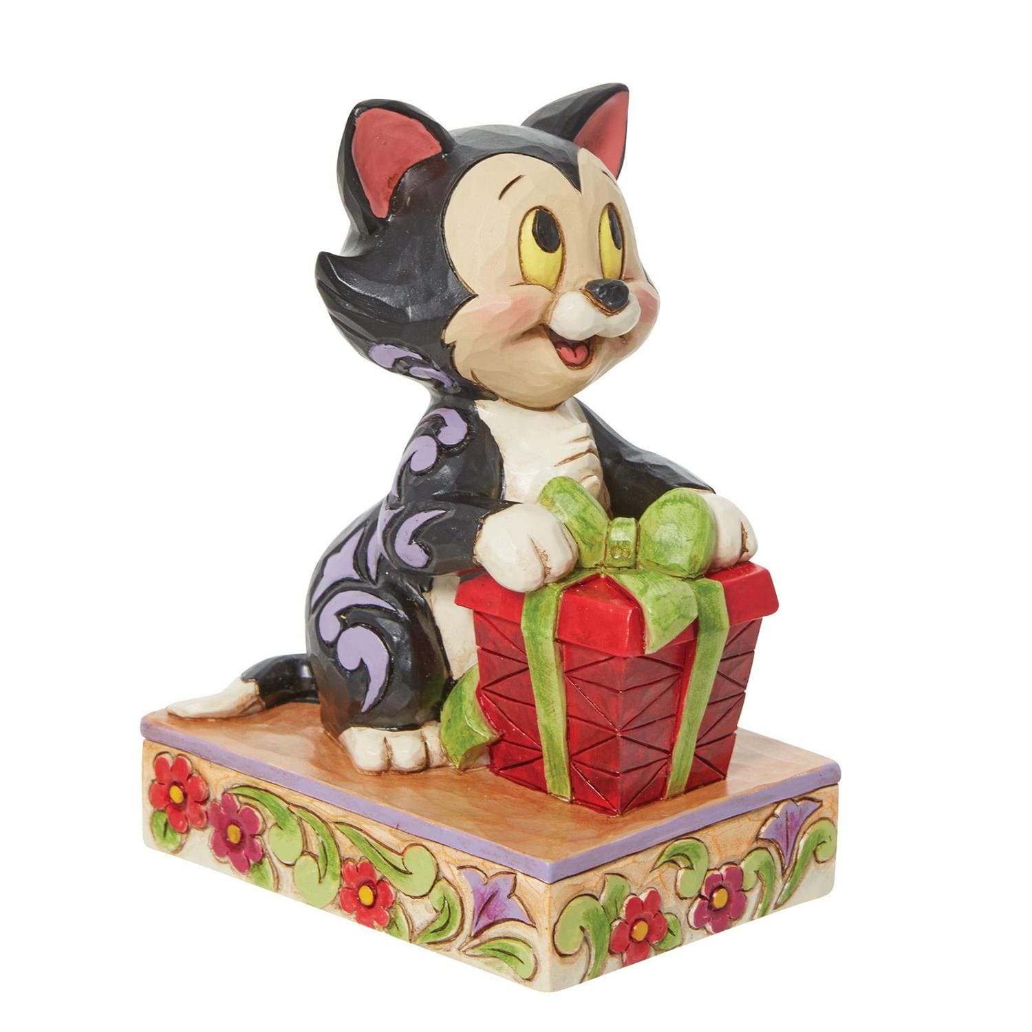 Festive Feline Christmas Figaro - Pinocchio / Disney Traditions Jim Shore 6013065