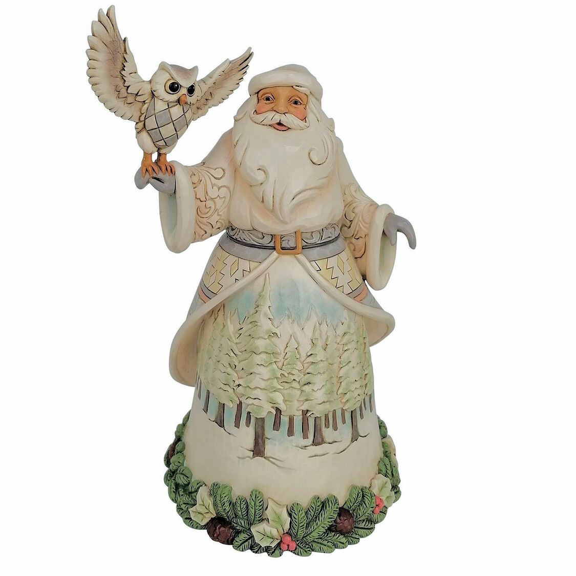 Santa's Woodland Messenger - Weihnachtsmann mit Eule - Heartwood Creek by Jim Shore 6017171