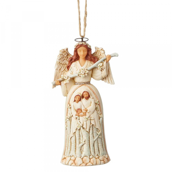 Breath of Heaven / Woodland Nativity Angel - Ein Hauch von Himmel Engel Ornament Jim Shore 6004176