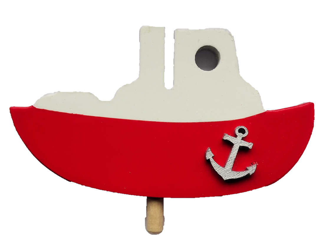 HK-M-2020-5 Sebastian Design, Kerzenringe, Kerzenring, Candlerings, Steckfiguren, skandinavische Kerzenringe, Kutter, Fischkutter