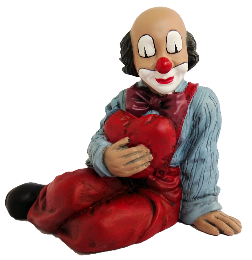 Gilde Handwerk, Gilde Clowns, Herzensbrecher, Clown mit Herz, 35657c, Gilde Clowns Comedy Collection