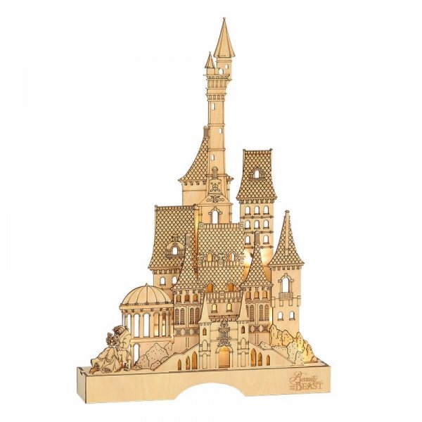 Beauty & The Beast Illuminated Castle, 6004005 Disney by Department 56, beleuchtetes Schloss, Schöne und das Biest Schloss, Schwibbogen, Disney Schwibbogen, Lichterbogen, Disney Lichterbogen