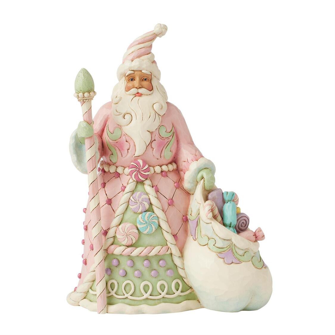 Pastel Winter Wonder's Sweet Treat Santa Weihnachtsmann - Heartwood Creek by Jim Shore 6017018