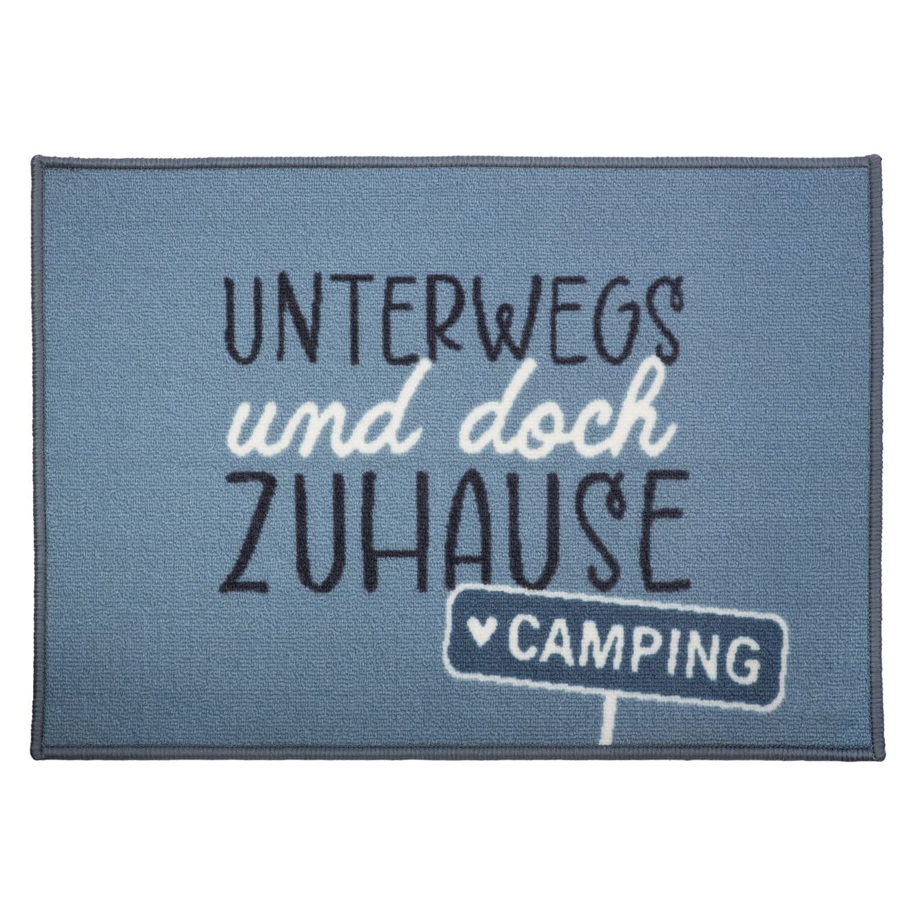 Fußmatte Camperglück "Unterwegs und doch zu Hause - Gilde 62804 - Gilde Fußmatte Camping