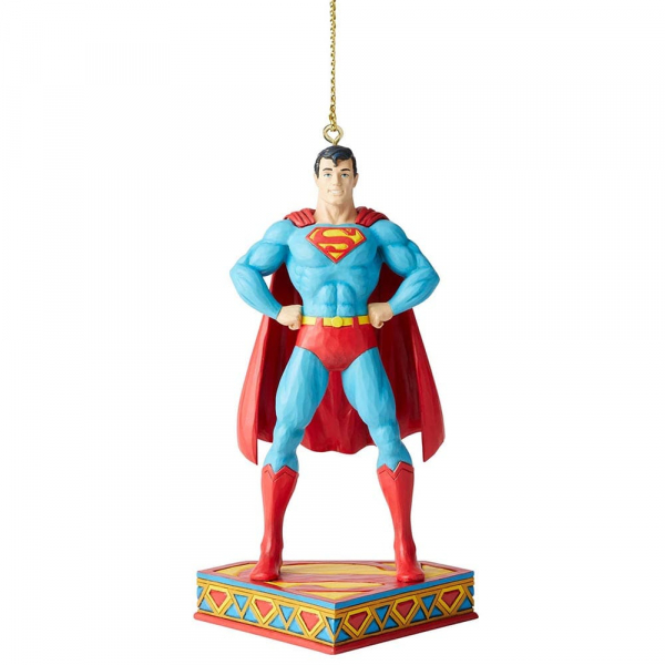 Disney Traditions, Jim Shore, Silver Age - DC Comics Justice League, Superman Ornament / Anhänger