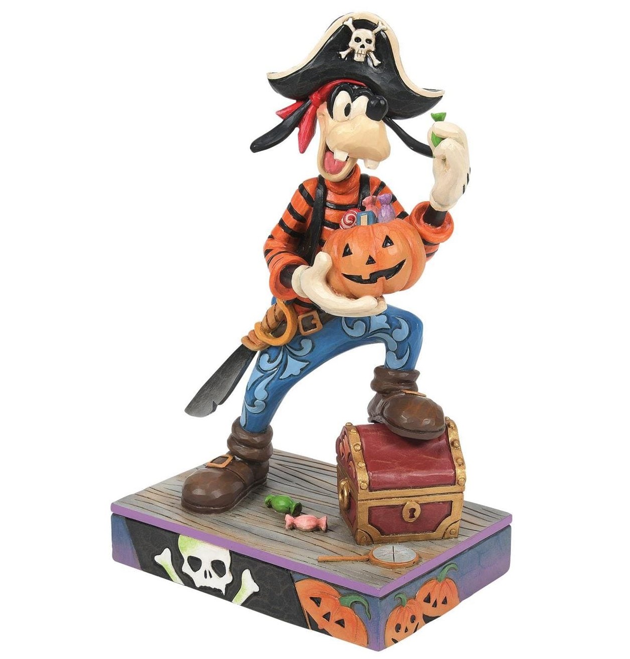 Disney Traditions, Jim Shore, Jim Shore Disneyfigur, 6014356, Captain of Candies, Halloween Goofy, Kapitän der Süßigkeiten, Jim Shore Disney, Disney Halloween, Jim Shore Halloween,