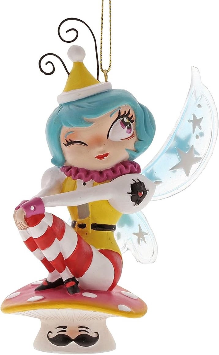 Miss Mindy Mushroom Fairy / Pilzfee Ornament - Anhänger - 4059023