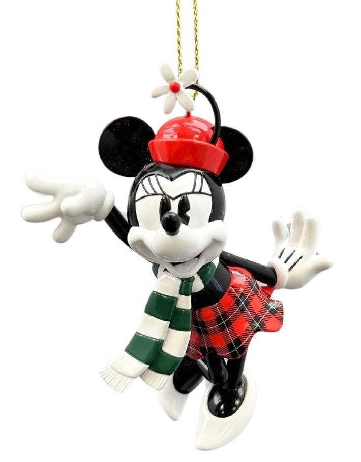 Weihnachtsornament Vintage Minnie Maus - DN25152 - Christmas Inspirations Disney Weihnachtsanhänger