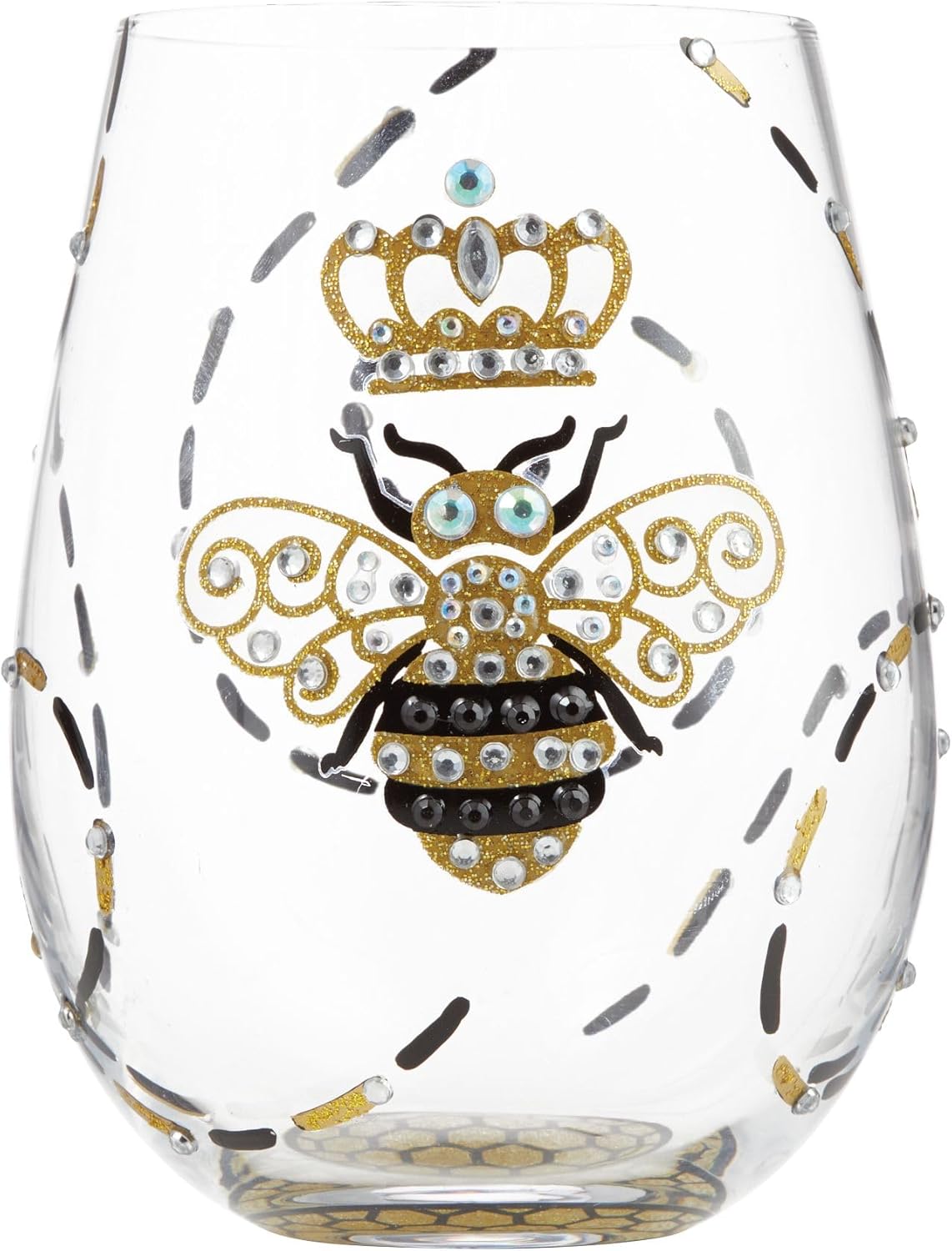 Trinkglas - Queen Bee / Bienenkönigin - Lolita stemless Trinkglas - 6010895