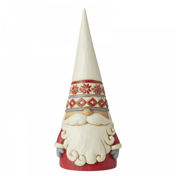 hc-6006622a Heartwood Creek, Jim Shore, Nordic Noel Santa, nordische Weihnachten, Merry Mischief, Nordic Noel Holiday Gnome, WIchtel, Zwerg, 6006622