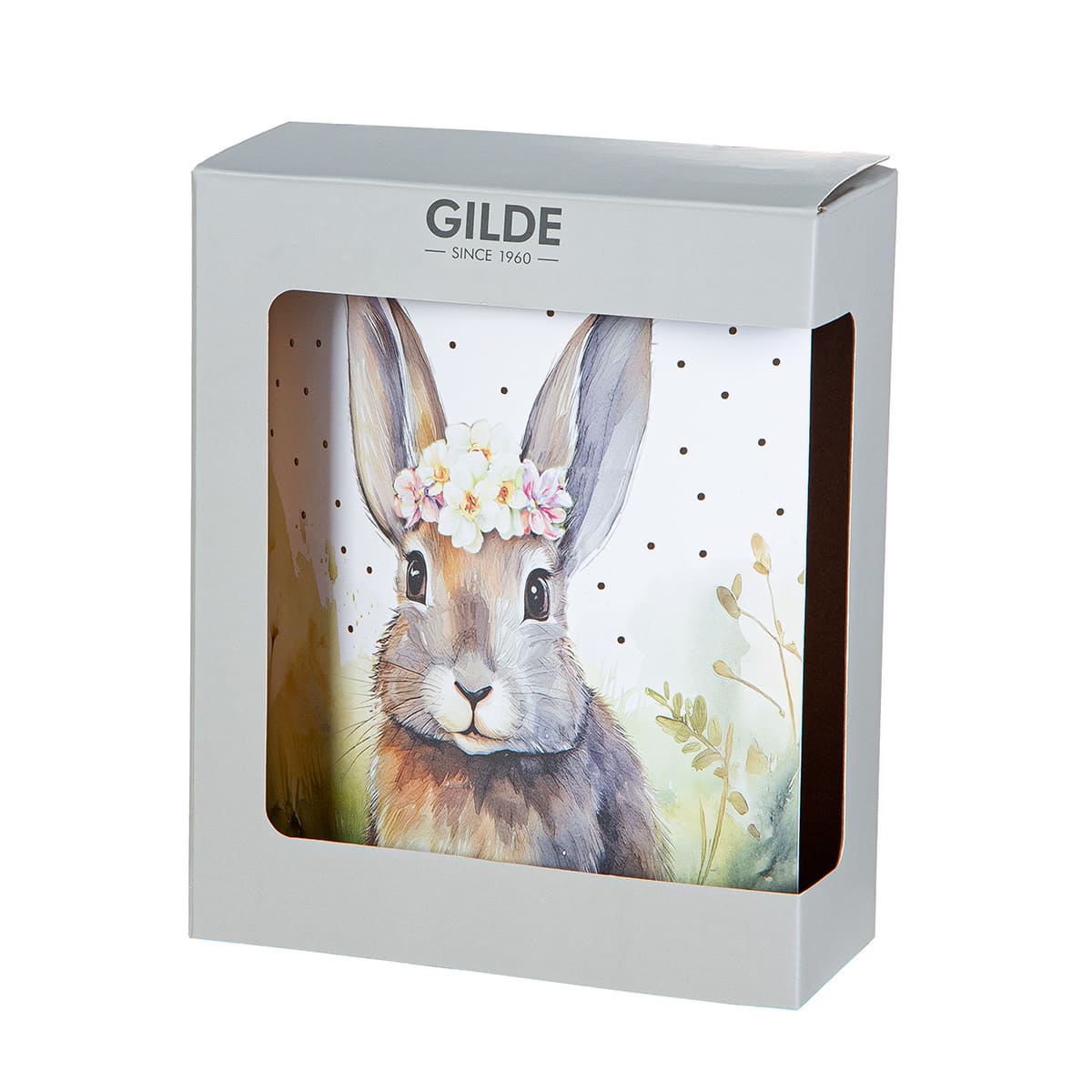 Tischlampe Hase Rosie - Dekolampe Hase / 64832 Gilde LED Stimmungslicht Dekoleuchte