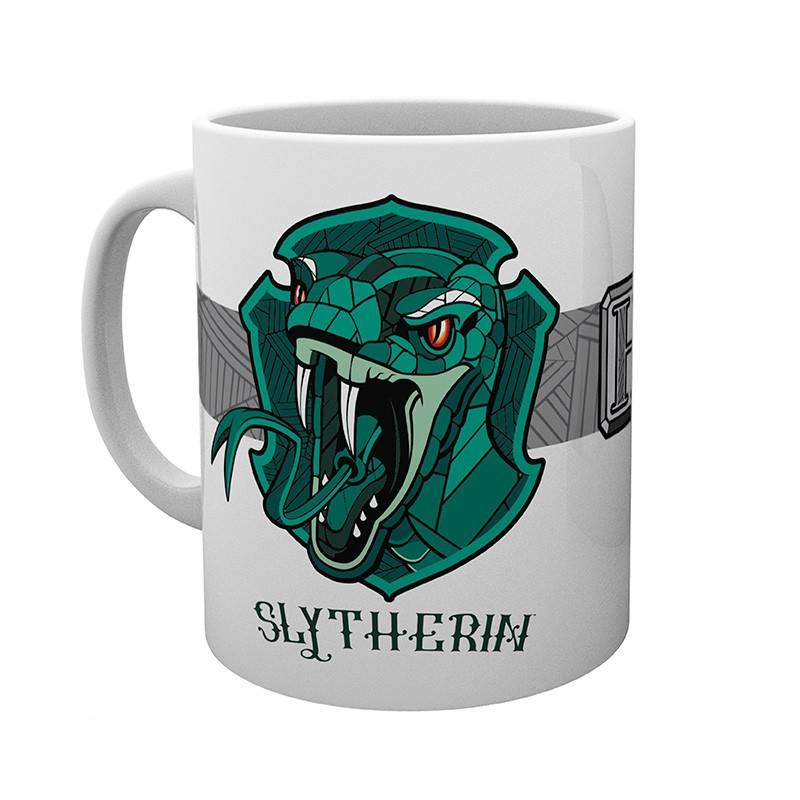 Harry Potter, ABY-Style, Abysse, Becher, Tasse, Kaffeebecher, Hogwarts, Wappen Slytherin, Gryffindor, Slytherin, Hufflepuff, Ravenclaw,  ABYMUG3972, 4 Häuser, Harry Potter Geschenkidee