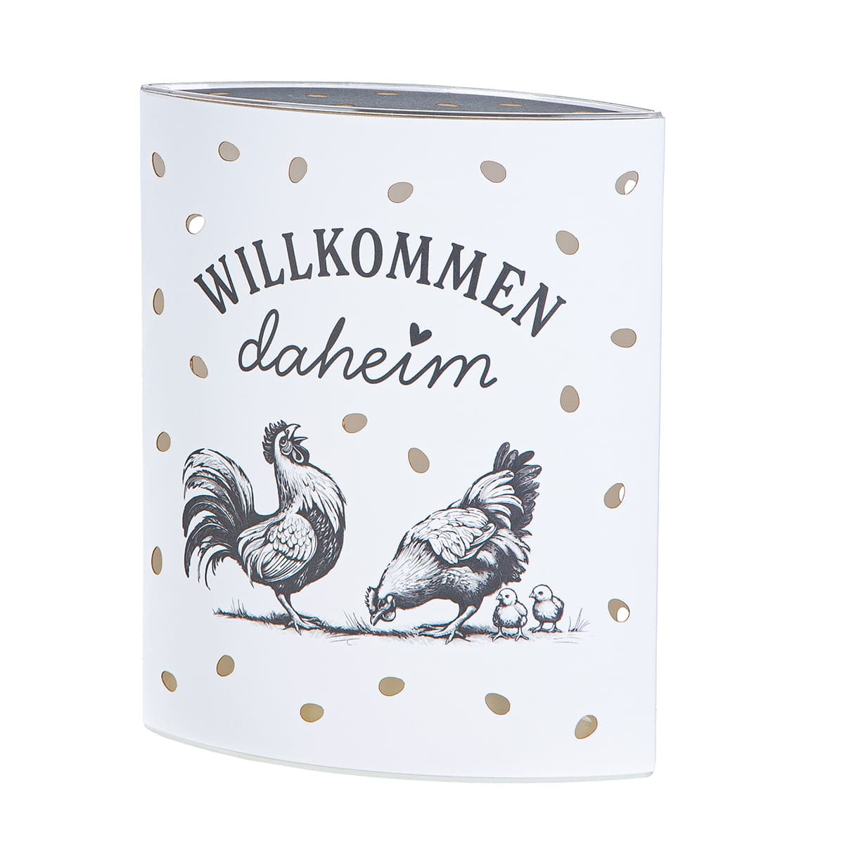 Tischlampe Little Farm Hahn & Henne - Dekolampe / 64835 Gilde LED Stimmungslicht Dekoleuchte