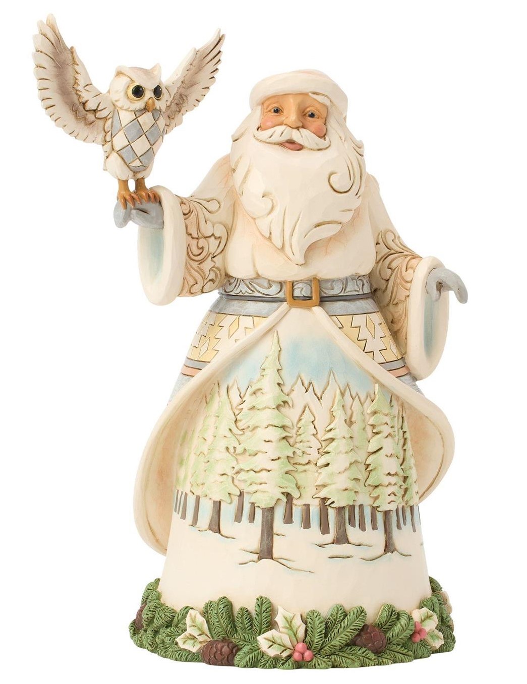 Santa's Woodland Messenger - Weihnachtsmann mit Eule - Heartwood Creek by Jim Shore 6017171