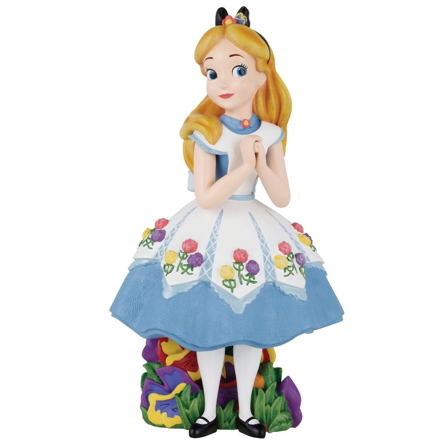 Disney Showcase, 6013283, Disney Figur Alice im Wunderland, Alice in Wonderland, Botanical Alice in Wonderland, Botanical Alice im Wunderland, Alice Teepartykleid, Enesco Disney Showcase Figur